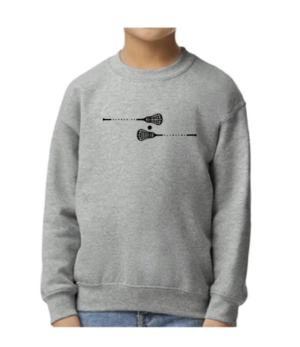 Grey Crew Neck Sweatshirt Showdown Logo- Youth Sizes