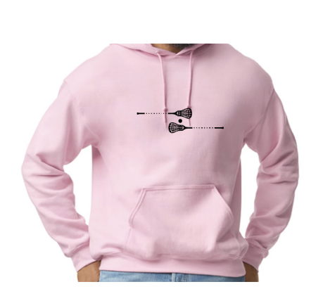 Light Pink Hooded Sweatshirt-Adult Sizes