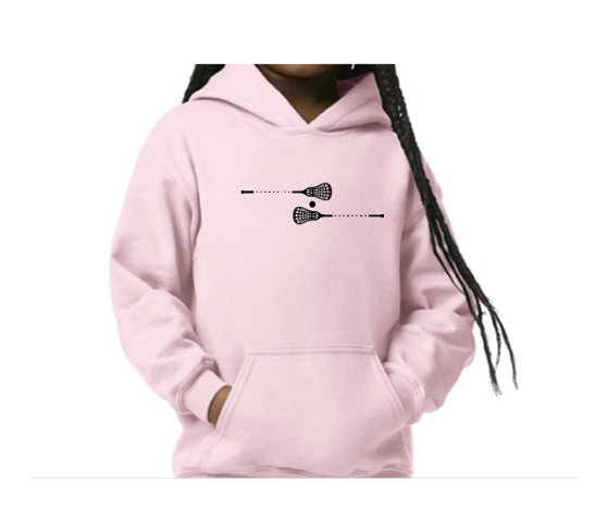 Light Pink Hooded Sweatshirt Youth sizes